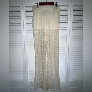 Joe Benbasset Lace Flare Pants, both size Small.